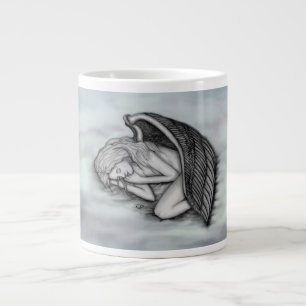 Grande Tasse Un ange endormi sur les nuages du ciel