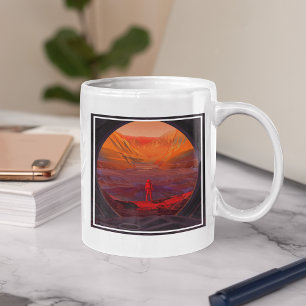 Grande Tasse Un Astronaute Sur Mars