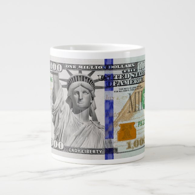 Grande Tasse Un billet d'un million de dollars (Devant)