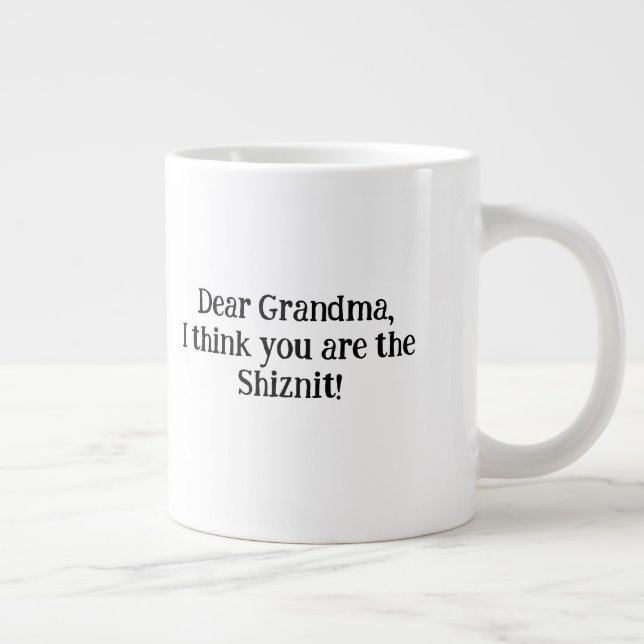 Grande Tasse Un cadeau unique et parfait pour grand-mère! (Droite)