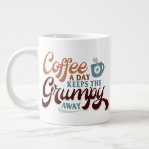 Grande Tasse Un café par jour pour le cadeau d'amoureux de café