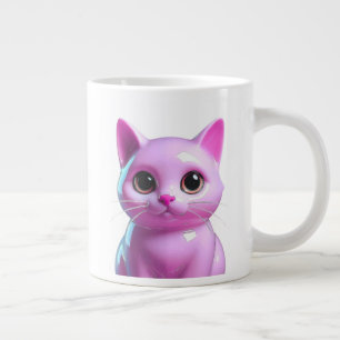 Grande Tasse Un chat rose, c'est original