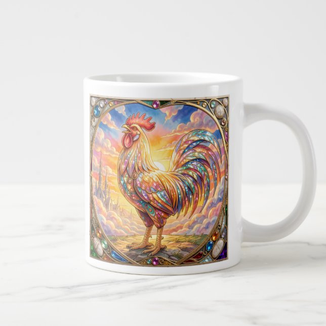 Grande Tasse Un coq éthéré1 (Droite)