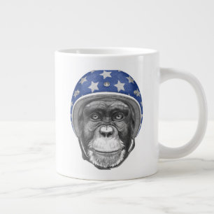Grande Tasse Un cycliste chimpanzé