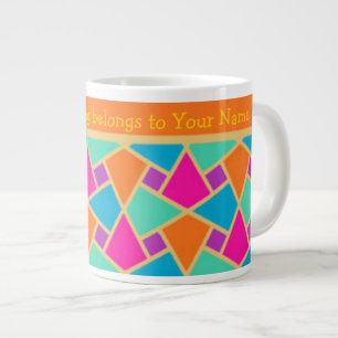 Grande Tasse Un Motif Islamique Lumineux, Des Grèves Personnali