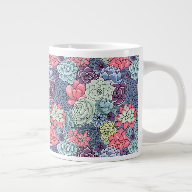 Grande Tasse Un Motif réussi coloré (Droite)