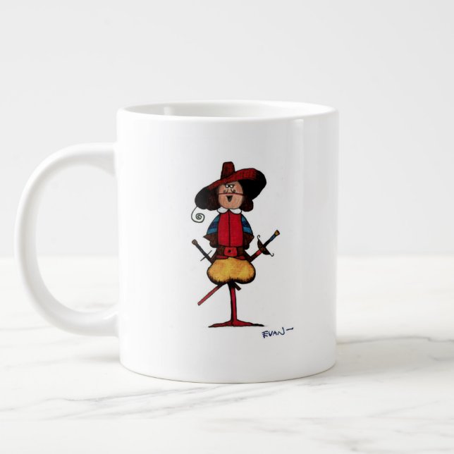 Grande Tasse Un Swashbuckler rugueux (Gauche)