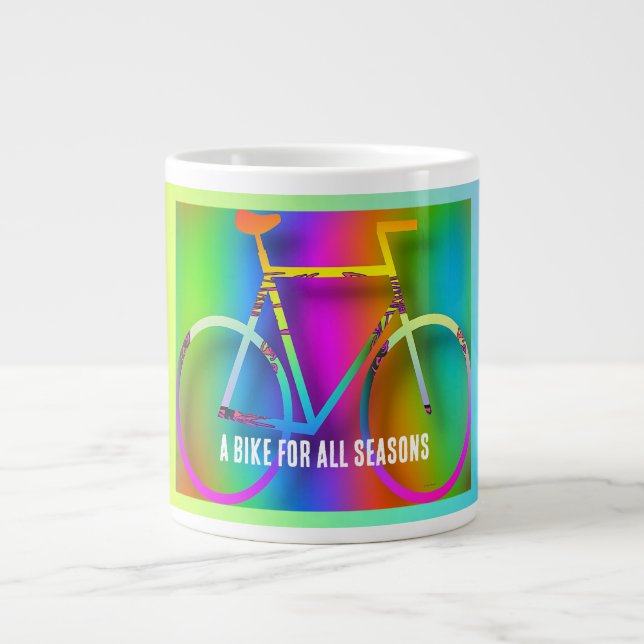 Grande Tasse Un Vélo Pour Toutes Les Saisons (Devant)