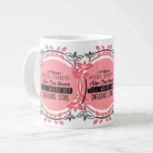 Grande Tasse une enseignante affecte la fécondité qu'elle ne