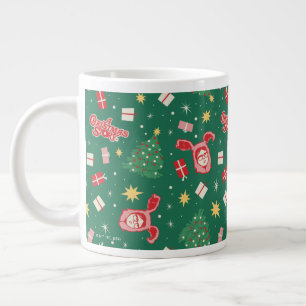 Grande Tasse Une histoire de Noël   Motif d'icône de Noël