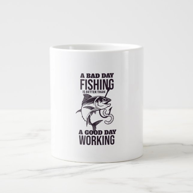 Grande Tasse Une mauvaise pêche (Devant)