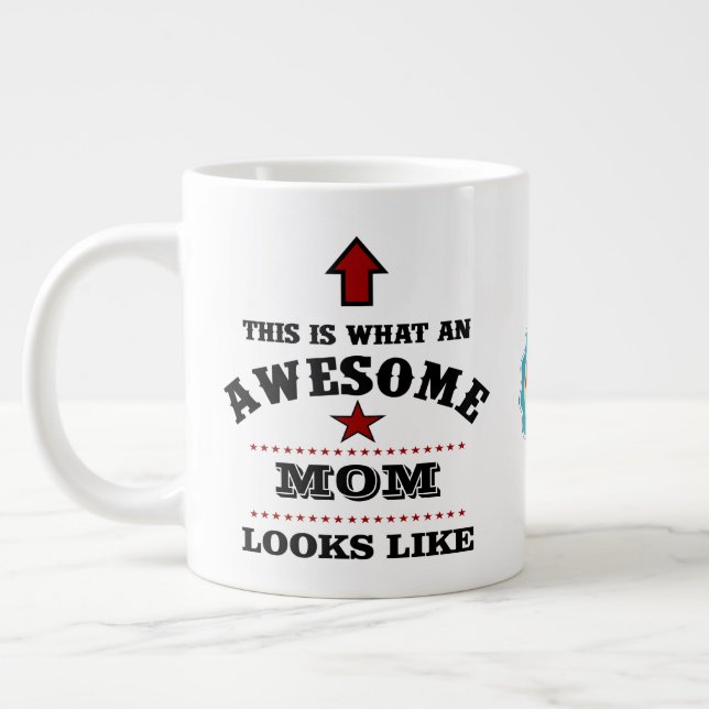 Grande Tasse Une Mère Merci De Fils Ou De Fille (Gauche)