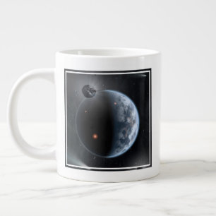 Grande Tasse Une Planète Comme La Terre Avec Des Océans Qui Rev