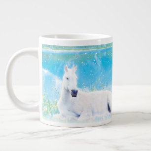 Grande Tasse Unicorne dans un monde de rêve paradisiaque custom