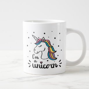Grande Tasse Unicorne Je suis Unicorne