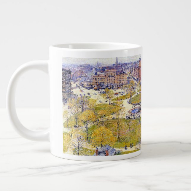 Grande Tasse Union Square au printemps par Frederick Childe Has (Gauche)