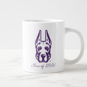 Grande Tasse Université d'Albany Chef de la mascotte Great Dane