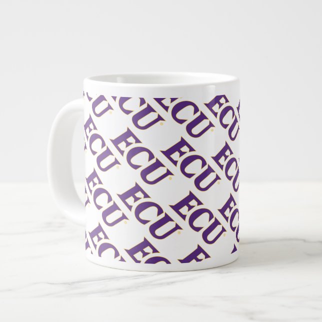 Grande Tasse Université de Caroline de l'Est | Logo de l'écu (Devant gauche)