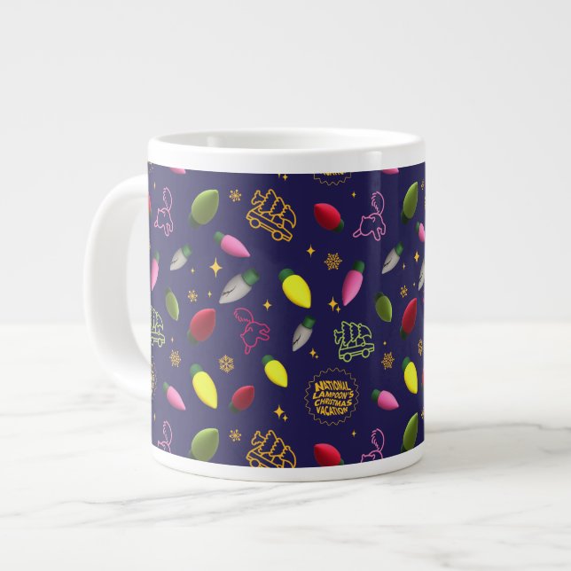 Grande Tasse Vacances de Noël | Motif de vacances (Devant gauche)