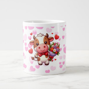 Grande Tasse Vache de la Saint Valentin