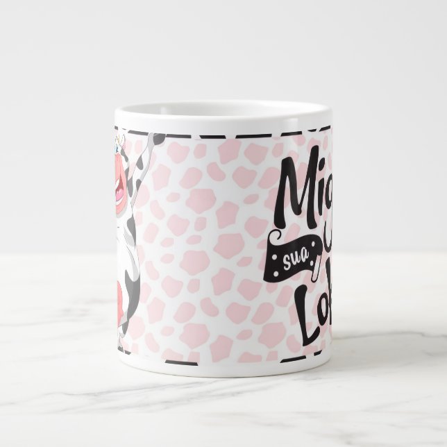 Grande Tasse Vache Drôle “Miga Sua Loka (Devant)