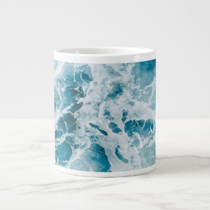 Grande Tasse Vague Océan Pacifique Bleu