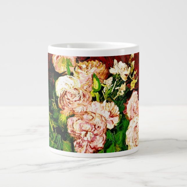 Grande Tasse Van Gogh Peonies et Roses (Devant)