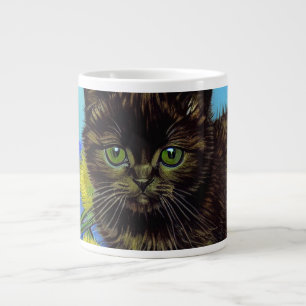 Grande Tasse Van Gogh Style Chat avec tournesol
