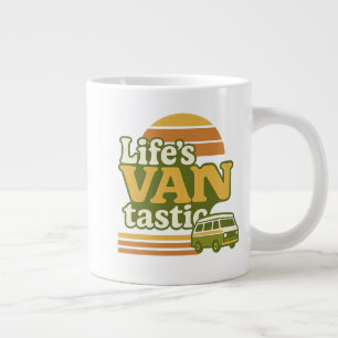 Grande Tasse VANtastic Retro les années 70 Van Graphic