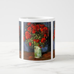Grande Tasse Vase avec des coquelicots rouges de Vincent van Go