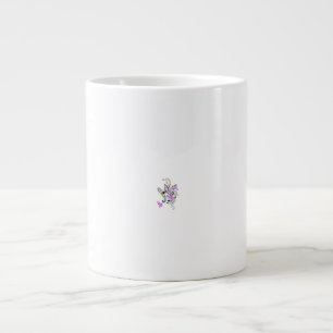Grande Tasse Vecteur de tatouage fée papillon - Art Floral Vint