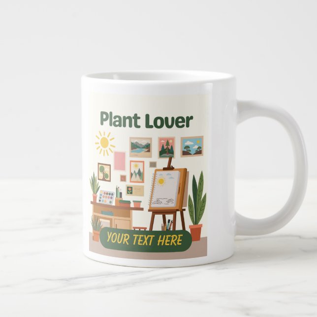 Grande Tasse Végétation personnalisée et conception d'espace de (Droite)