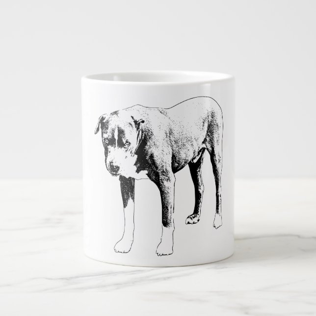 Grande Tasse Veille d'hiver, visage loyal (Devant)