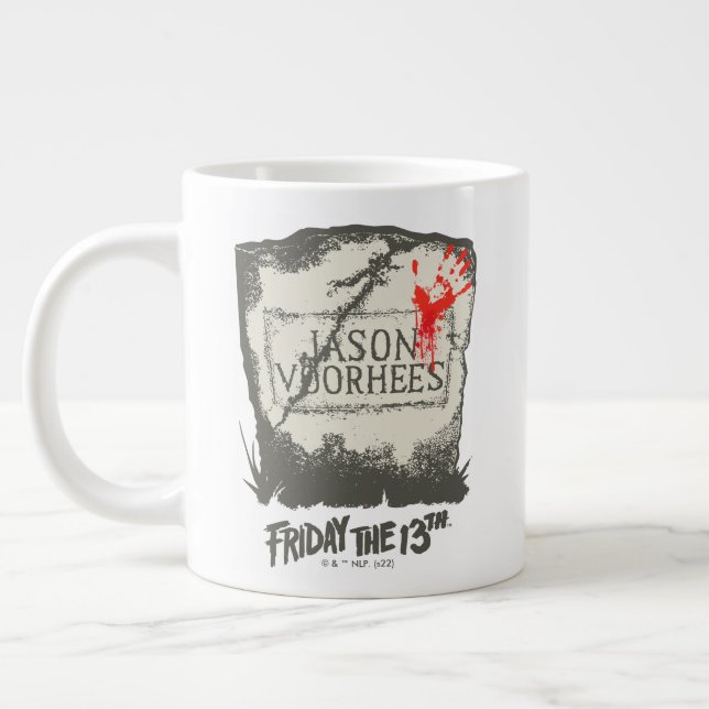 Grande Tasse Vendredi 13 | Pierre de tête de Jason Voorhees (Gauche)
