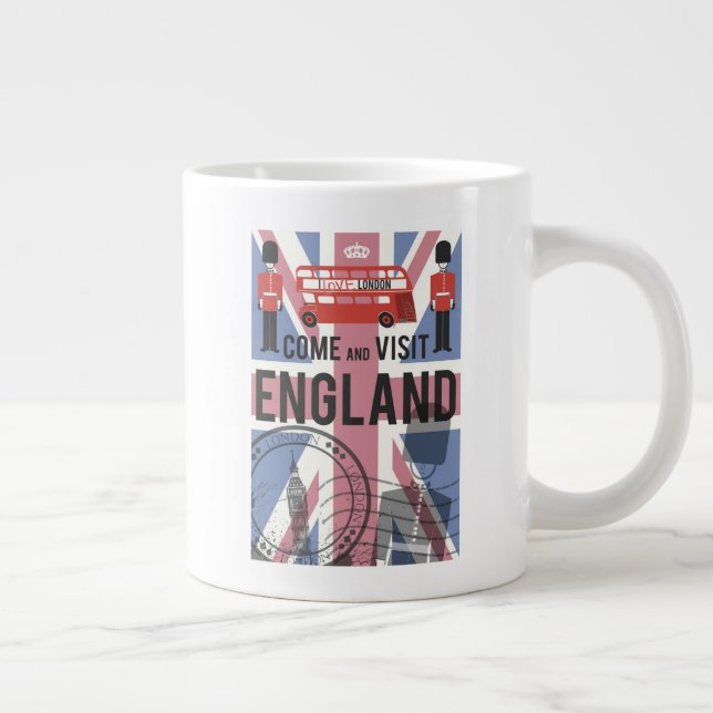 Grande Tasse Venez visiter l'Angleterre (Droite)