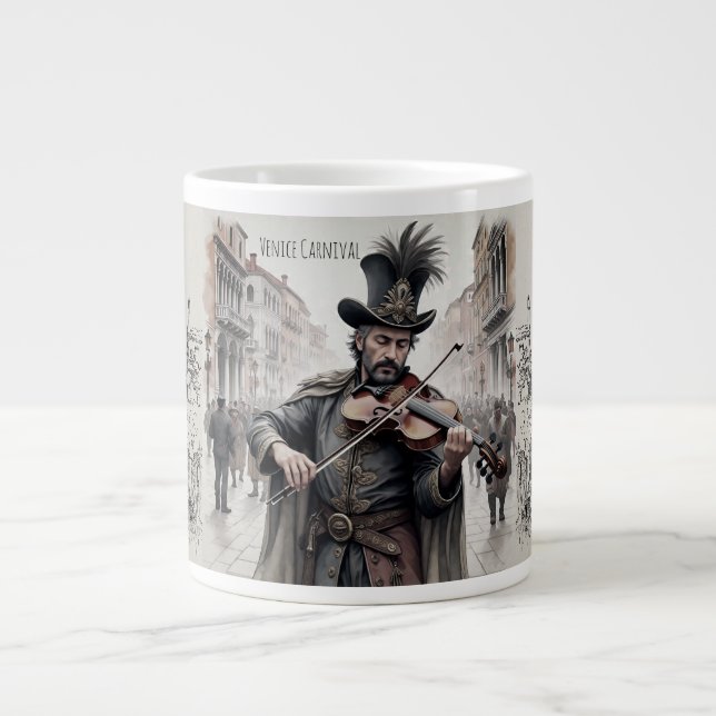 Grande Tasse Venise Rome, Carnaval de Venise Charme, Vacances (Devant)