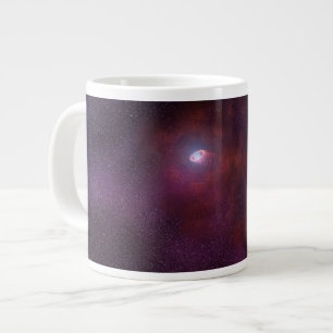 Grande Tasse Vent Pulsar D'Une Étoile Neutron.