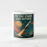 "Vers Les Étoiles Et Au-Delà" Voyage Vintage Dans