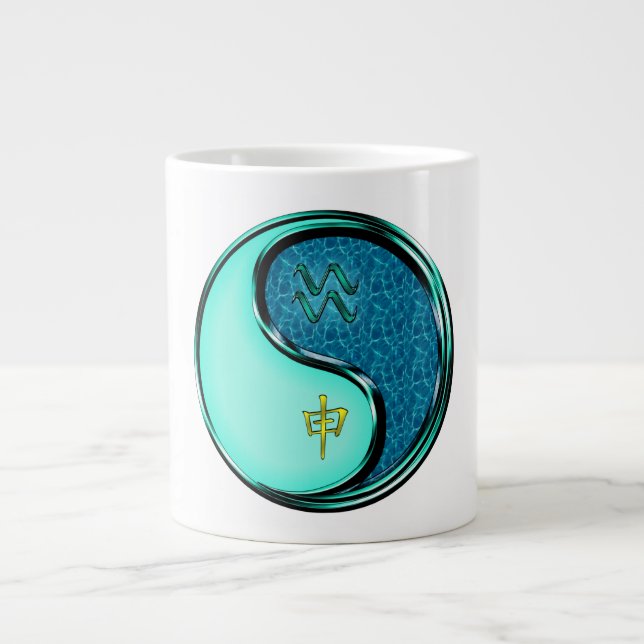 Grande Tasse Verseau & Singe d'Eau (Devant)