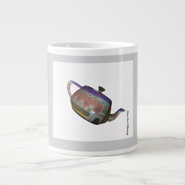 Grande Tasse Versez un don de bénédiction (Devant)