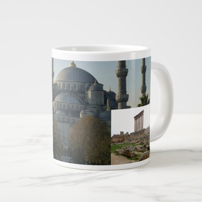 Grande Tasse Version d'éléphant du voyage de Michael (Devant droit)