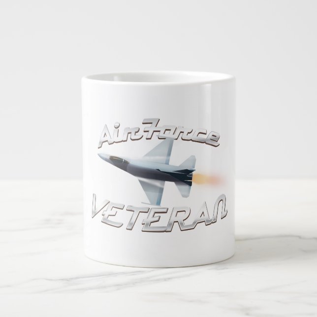 Grande Tasse Vétéran de l'armée de l'air (Devant)
