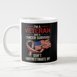 Grande Tasse Vétéran survivant du cancer Ne me sous-estimez pas