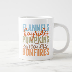 Grande Tasse Vibes d'automne amusantes