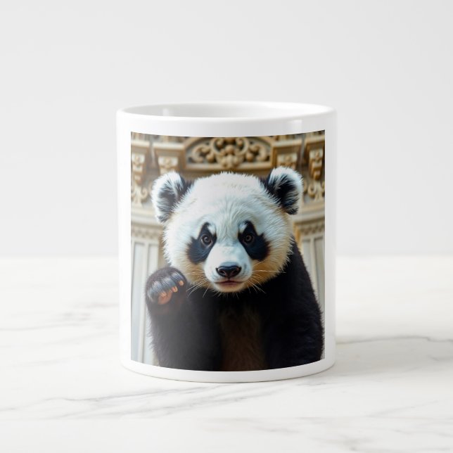 Grande Tasse Vibes de Panda Mignon (Devant)