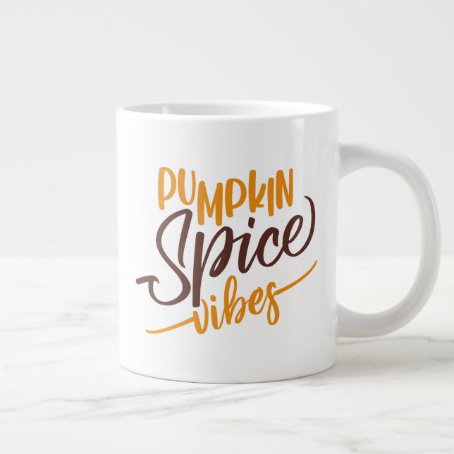 Grande Tasse Vibes d'épices citrouilles (Droite)