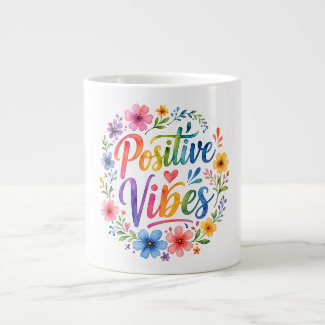 Grande Tasse Vibrations Positives (Devant)