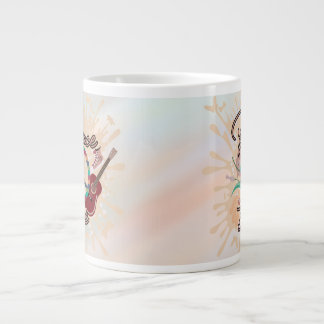 Grande Tasse vibrations rétro funky