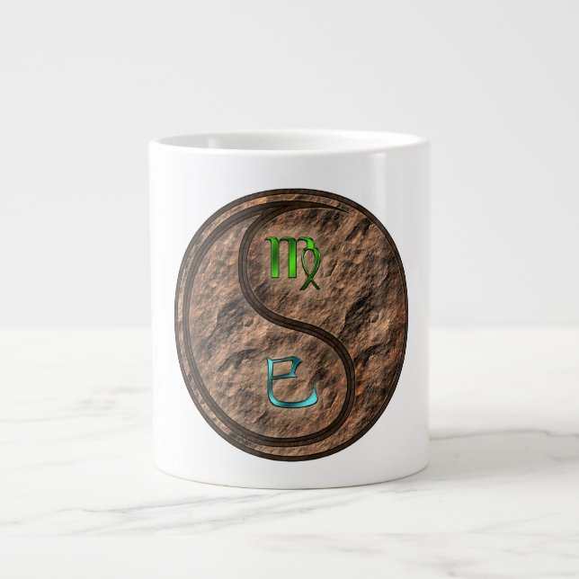 Grande Tasse Vierge & Serpent de Terre (Devant)