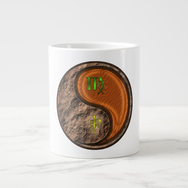 Grande Tasse Vierge & Singe de Bois (Devant)